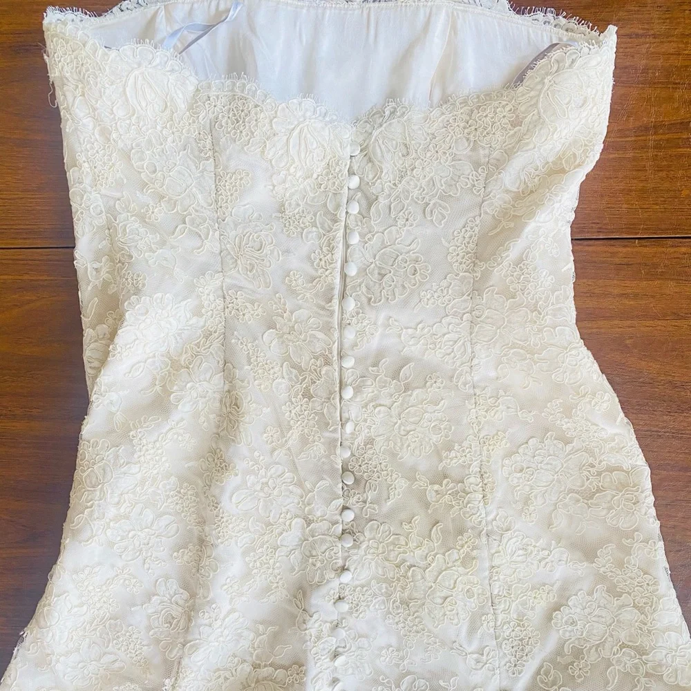 Monique Lhuillier Wedding Gown Dress - Picture 10 of 14